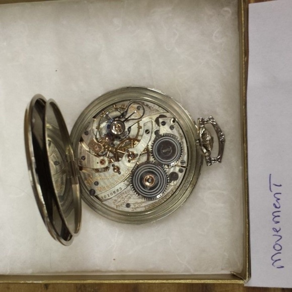 1928 Hamilton Heavy 18kt White Gold Watch - Picture 7 of 8